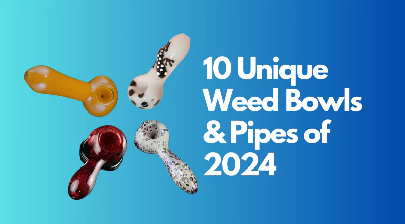 10 UNIQUE WEED BOWLS & PIPES OF 2024