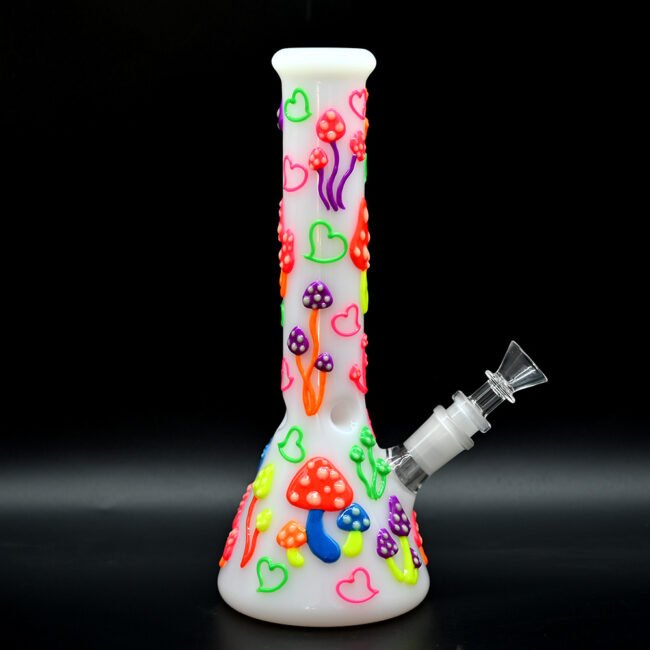 Thick Cute Glass Beaker Bong